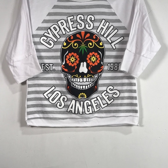 Control Industry Cypress Hill Day of the Dead Raglan Tee, Women's Size XL -Multi - Picture 7 of 10